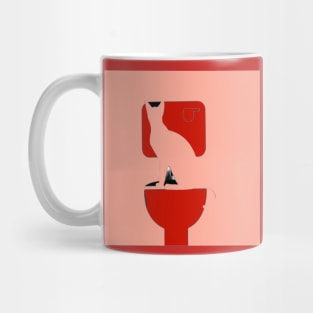 CAT PIPI ROM Mug